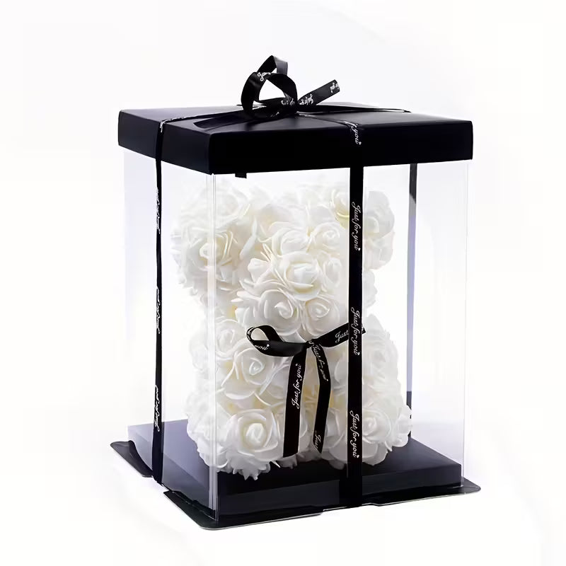 Ours en Roses – Cadeau Romantique Éternel
